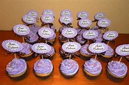 Mi Dulce Pasión: CupCakes Violetas Personalizadas