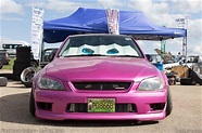 Front shot of the Pink Toyota Altezza - BenLevy.com