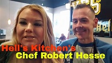 Hell's Kitchen's Chef Robert Hesse One on One! - YouTube