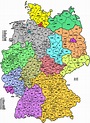 Detailed Map Of Germany With Districts And Borders - HooDoo Wallpaper