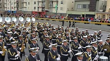Marcha Tupac Amaru por Banda musical Marina de Guerra del Perú. #mgp # ...