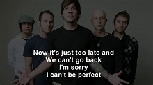 simple plan _ perfect lyrics - YouTube