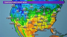Current Weather Map Of Us - World Map