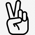 Finger Peace Sign Backgrounds
