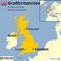 Länder der Welt: Großbritannien von rponline-reise - Landkarte für das ...