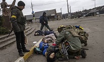 Na guerra na Ucrânia, morte de mãe e filhos em fuga vira símbolo da ...