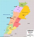 Lebanon Map | Maps of Lebanese Republic
