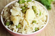 Green peas,potato rice recipe / Healthy peas and rice recipe