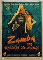 Zamba - Terror of the Jungle original release german movie poster