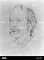 SIR J.J. THOMSON (1856-1940). /nEnglish physicist. Pencil drawing by ...