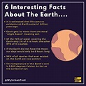 6 interesting facts about the earth | Fun facts about earth, Earth ...