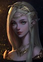 f Wood Elf Princess portrait ArtStation - fairy, Bom R Elfa, Fantasy ...