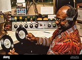 Rufus Thomas Stax recording artist working as a DJ in Memphis holding ...