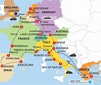 Image result for map of france and switzerland and italy | Reiseideen ...