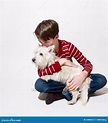 Un muchacho y su perro imagen de archivo. Imagen de muchacho - 23808613