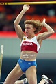 Svetlana Feofanova of Russia finished third in the women's pole vault ...