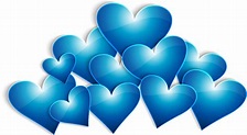Heart Valentines Day - Blue Heart png download - 943*523 - Free ...