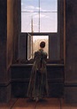 Caspar David Friedrich - Woman at a Window (1822) | Caspar david ...