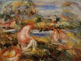 Two Bathers in a Landscape, 1919 - Pierre-Auguste Renoir - WikiArt.org