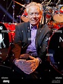 Drummer Nigel Olsson does a pre show photo shoot before he performs with Elton John at the ...