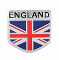 Aluminio Inglaterra Reino Unido del escudo de la bandera insignia ...