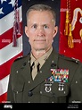 U.S. Marine Corps Gen. Joseph F. Dunford Jr., poses for command board ...
