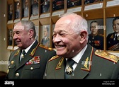 Igor Sergeyev Marshal of Russia right and Dmitri Yazov Marshal of the ...