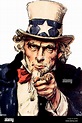 we want you! Uncle Sam illustration Stock Photo - Alamy