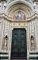 el Duomo The Florence Italy Cathedral Main Door Photograph by Wayne ...