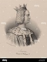 N/A. English: Joan II, Countess of Burgundy (1292-1330), wife of Philip ...