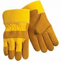 Premium Split Cowhide Leather Palm Work Gloves - Short Cuff - Steiner ...