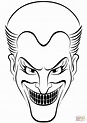 Dibujo de Joker para colorear | Dibujos para colorear imprimir gratis