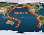 Ring Of Fire: Gigantic Zone Of Frequent Earthquakes And Volcanic ...