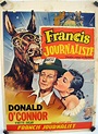 "FRANCISQUITO DETECTIVE" MOVIE POSTER - "FRANCIS COVERS THE BIG TOWN ...