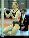 Russia's Svetlana Feofanova celebrates after breaking the indoor pole ...