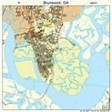 Brunswick Georgia Street Map 1311560