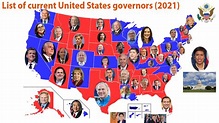 2021- List of current United States governors - YouTube