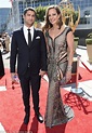 Serious: Allison Janney brought her new beau Philip Joncas to the Emmy ...