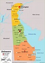 Delaware State Map | USA | Maps of Delaware (DE)