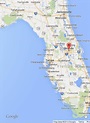 Orlando on Map of Florida