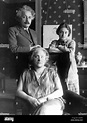 ALbert Einstein mit Frau und Tochter Margot, 1928 Stockfotografie - Alamy