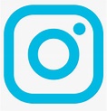 the instagram logo in blue and white