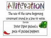 Alliteration - Mrs. Warner's 4th Grade Classroom