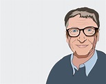 Sept, 2019 Bill Gates Editorial Illustration. Vector Portrait On - Vía ...