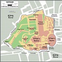Detailed Clear Large Map of Vatican City - Ezilon Maps