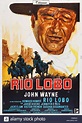 Rio Lobo, Us Poster, John Wayne, 1970 Stock Photo, Royalty Free Image ...