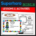 Superhero Bible Lesson and Activities VBS or Kid's Week | Made By Teachers