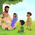 Jesus Blessed the Children Bible Lesson for Children - Children's Bible ...