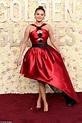 Golden Globes 2024: Selena Gomez dons quirky shiny crimson dress ...