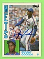 Autographed 1984 Topps Update Dwight Gooden Rookie Card / New - Etsy ...